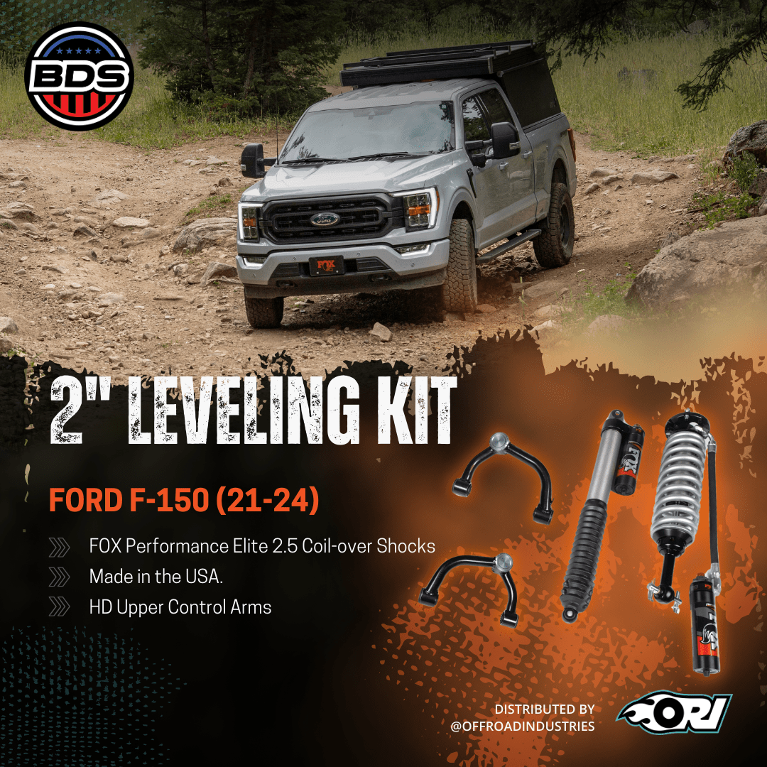 BDS 2 Inch Leveling Kit | 2.5 Performance Elite Series | Ford F150 (21 - 25) - Offroad Industries
