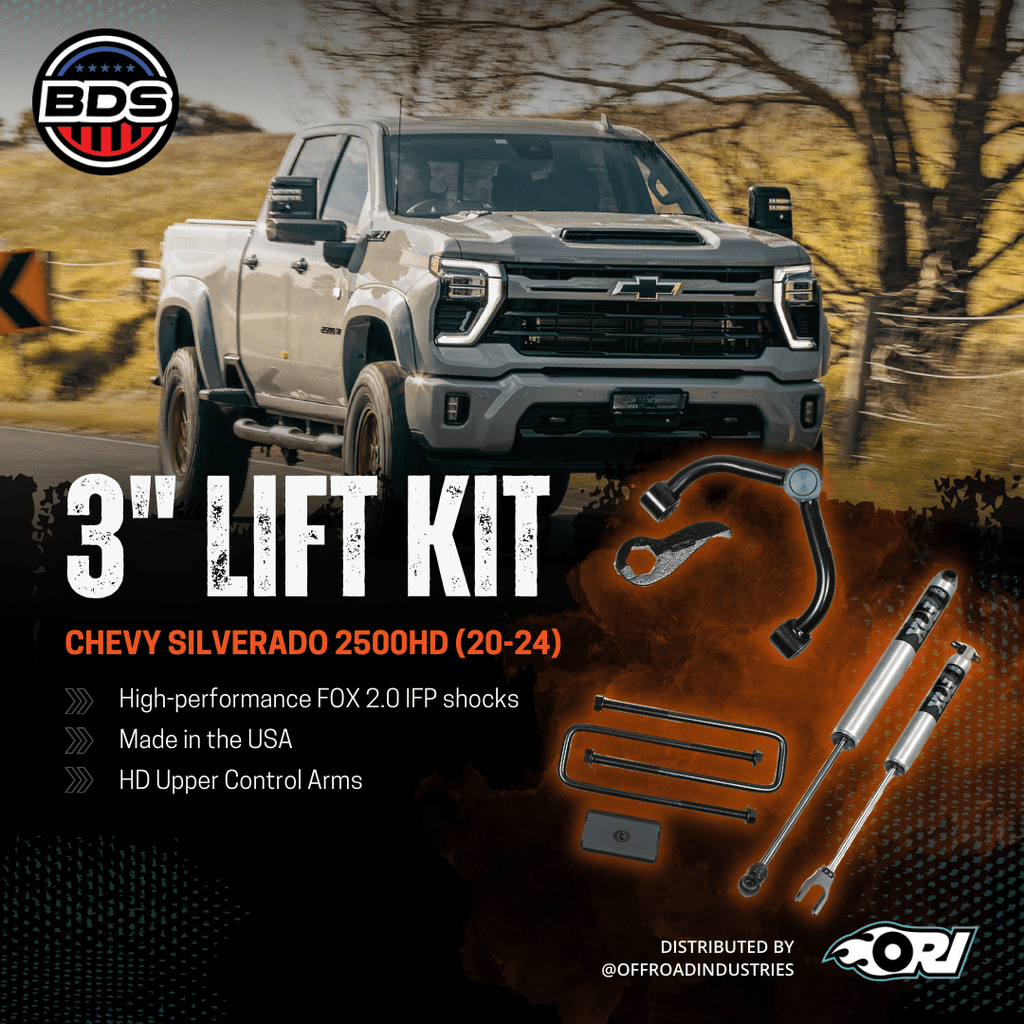 BDS 3 Inch Lift Kit | Chevy Silverado 2500HD (20 - 25) - Offroad Industries
