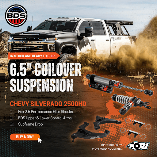 BDS - 6.5 Inch Lift Kit | FOX 2.5 Coil - Over Conversion | Chevy Silverado Or GMC Sierra 2500HD/3500HD (20 - 24) - Offroad Industries