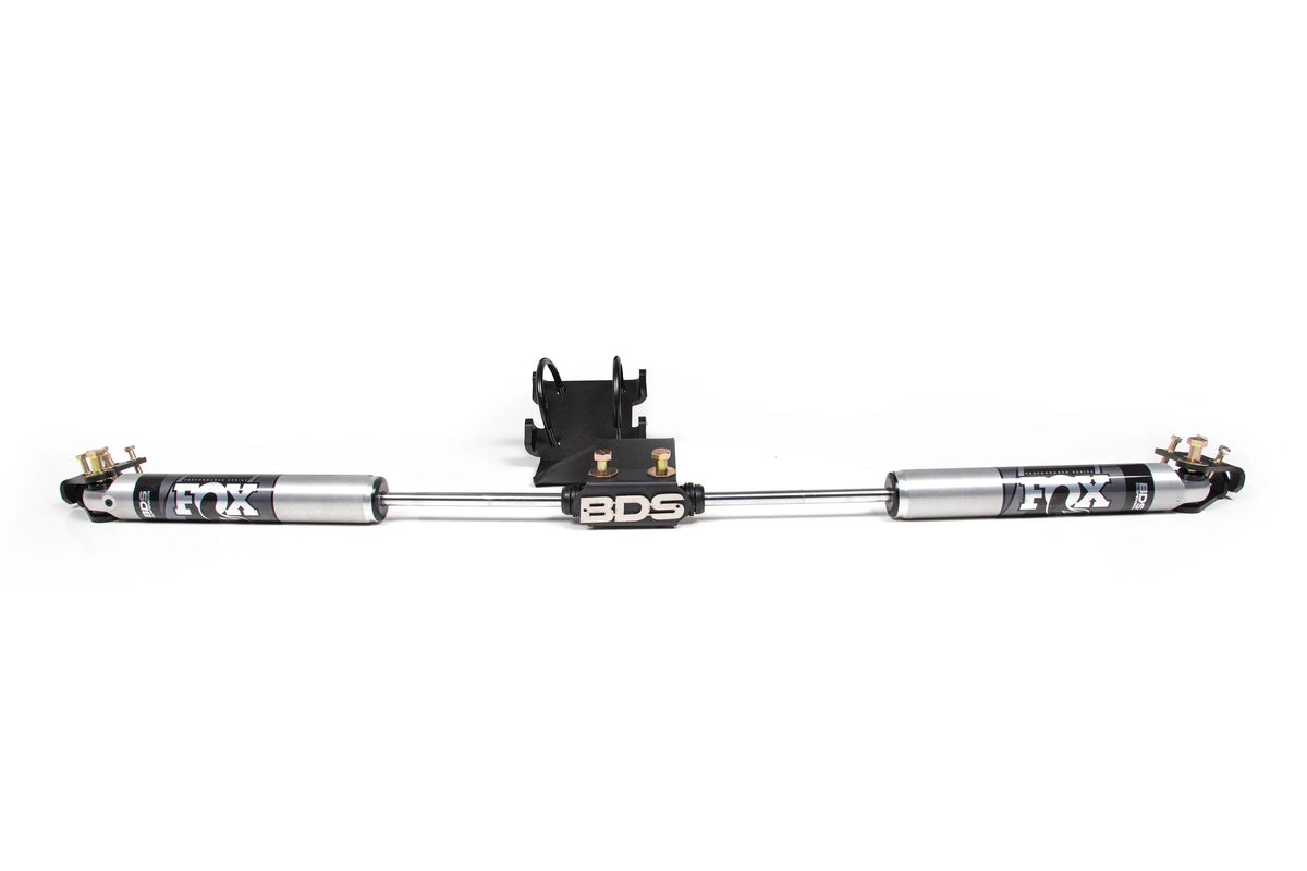 BDS Suspension 2017+ Ford F450/F550 Dual Steering Stabilizer Kit with Fox 2.0 Performance Shocks