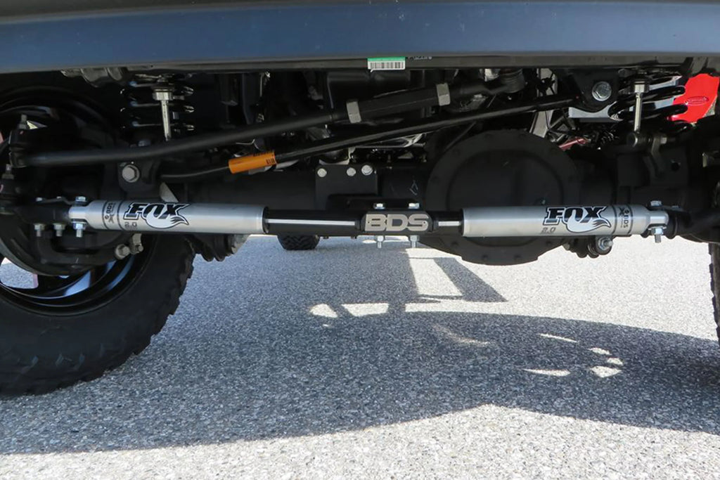 BDS Suspension Dual Steering Stabilizer Kit with Fox 2.0 Performance Shocks for RAM 2500/3500