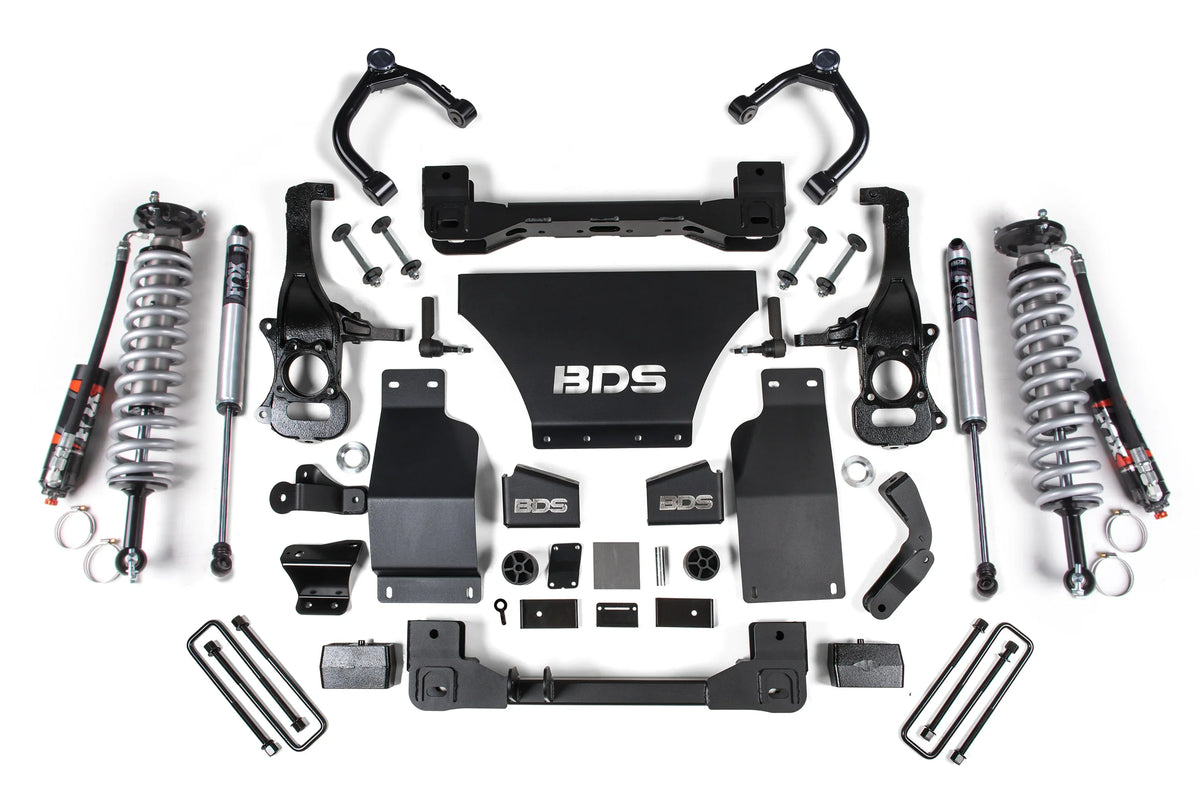 BDS Suspension 4" Lift Kit for 2019+ Chevy Silverado 1500 with Fox Shocks