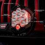 LP9 Pro, LED, Pattern: Spot, Colour: Clear, Back Light: Amber