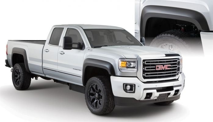 Extend-A-Flender Smooth Fender Flares, Black, Front & Rear