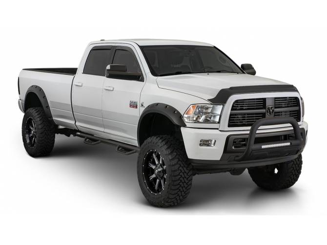 Bushwacker 3.5" Wide Max Coverage Flares OE Matte Black Suitable for Dodge Ram 2500 3500 - Offroad Industries