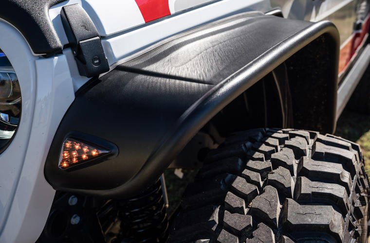 Bushwacker Flares Flat Style suitable JT Jeep Gladiator - Offroad Industries