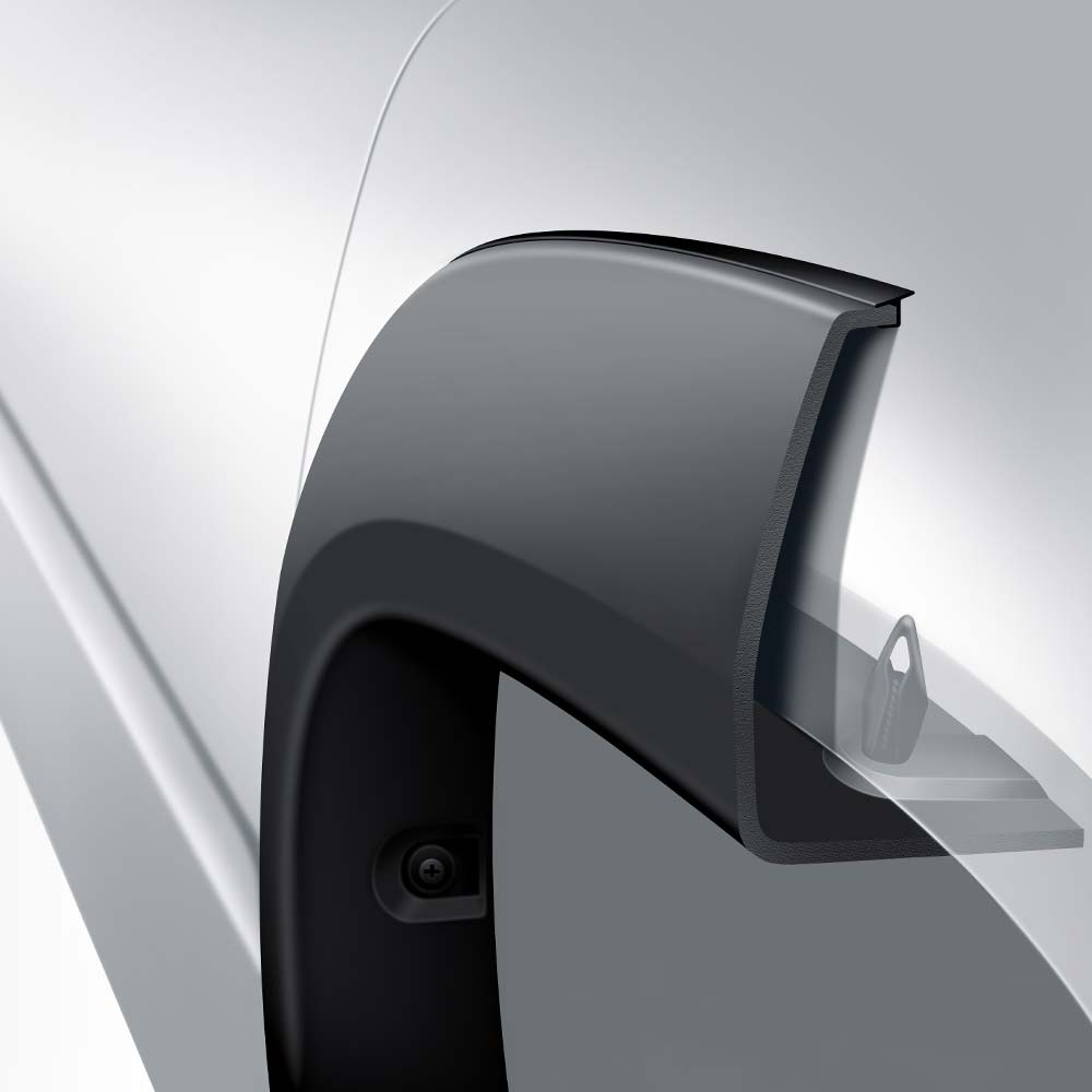 Bushwacker OE thin Smooth Flares Chevrolet Silverado 1500 2019+ - Offroad Industries