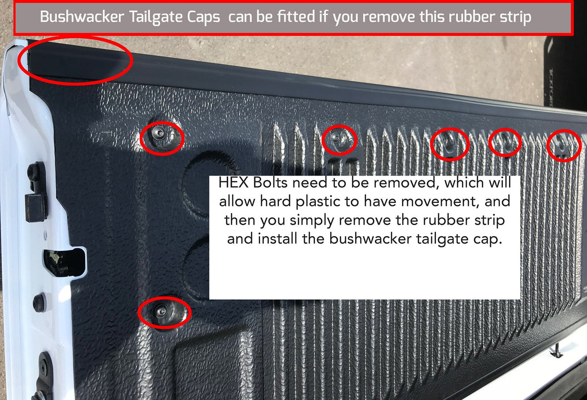 Bushwacker Tailgate Protection suits for Ford Ranger PX 2011 - 2022 - Offroad Industries