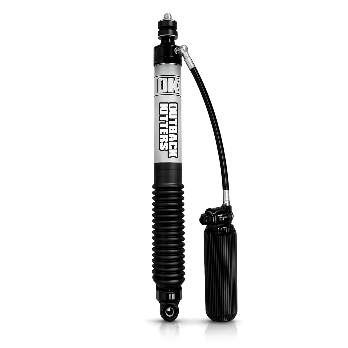 Front 2.5" Remote Reservoir Shock, Compression Adjuster, Suits 6" Lift, Single