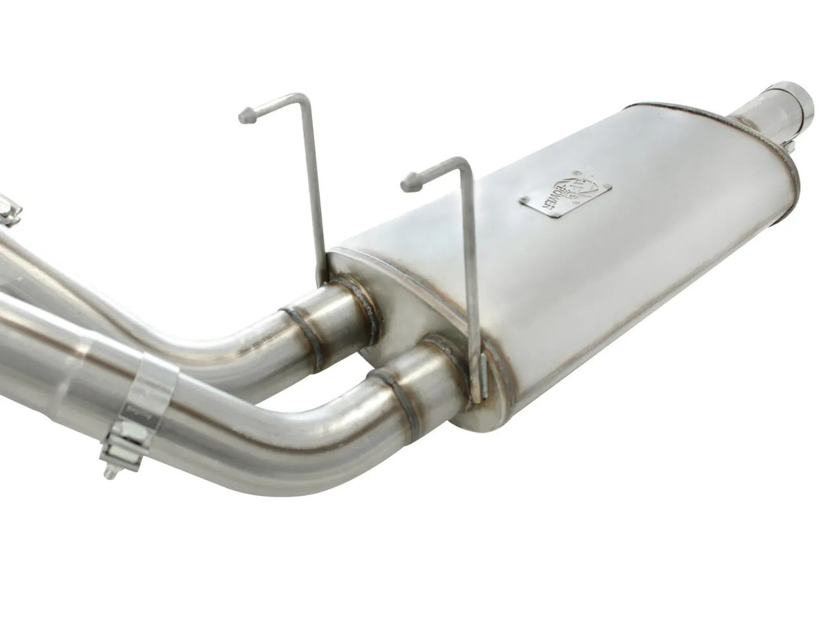 V8-5.7L Hemi Mach Force-XP 3inch 409 Stainless Steel Cat Back Exhaust System Black aFe Power