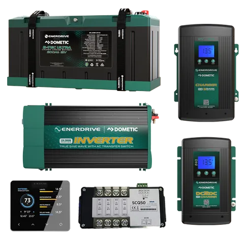 200Ah B-TEC Bundle inc AC40 ,DC40, 2600X & Simarine