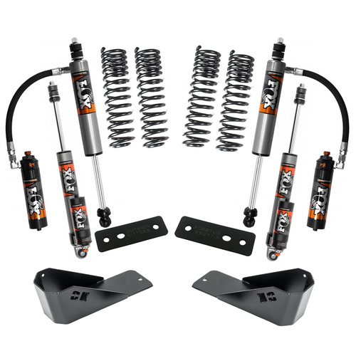 2" Levelling Kit with Fox 2.5" Shocks, Front/Rear +20% Coils