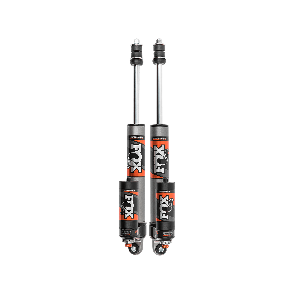 Rear Fox Performance Elite Series 2.5" Piggyback Remote Reservoir DSC Shocks, Suits 2-3.5" Lift, Set of 2