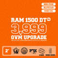 RAM 1500 DT Hurricane — 3,999kg GVM Upgrade, 2" Lift, Fox 2.5" Shocks, Rear 500kg+ Coils, Airbags — Outback Kitters package graphic