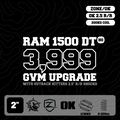RAM 1500 DT Hurricane — 3,999kg GVM Upgrade, OK 2.5" Remote Shocks, UCA, Rear 100-300kg, Airbags — Outback Kitters package graphic