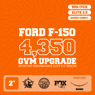 Ford F-150 — 4,350kg GVM Upgrade, 2" Lift, Fox 2.5" Shocks, Rear 600kg Leaf — Outback Kitters package graphic