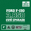 Ford F-150 — 3,850kg GVM Upgrade, 2" Lift with EFS MRP 2.5" Remote Reservoir Shocks, 200kg — Outback Kitters package graphic