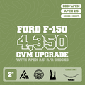 Ford F-150 — 4,350kg GVM Upgrade, 2" Lift, APEX 2.5" Shocks, Rear 400kg Leaf — Outback Kitters package graphic