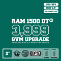 RAM 1500 DT Hurricane — 3,999kg GVM Upgrade, 2" Lift, EFS MXP 2.5" Monotube, Front 100kg Coils, UCA, Rear 500kg Coils — Outback Kitters package graphic