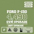 Ford F-150 — 4,490kg GVM Upgrade, 2" Lift with APEX 2.5" Shocks, Diff Assembly Upgrade, UCA, 600kg Rear Leaf — Outback Kitters package graphic
