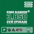 Ford Ranger — 3,850kg GVM Upgrade, 4 Cylinder, 2" Lift, EFS MRP 2.5" Shocks, UCA, Constant 500kg Leaf — Outback Kitters package graphic