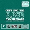 Chevrolet Silverado 1500 — 3,650kg GVM Upgrade, 2" Lift, EFS MXP 2.5" Monotube Shocks, Constant 200kg Leaf — Outback Kitters package graphic