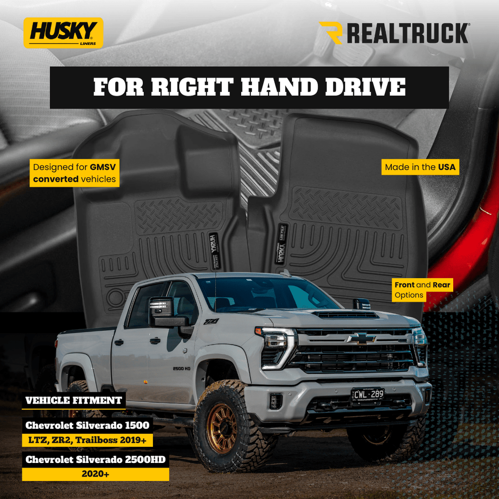 Husky Liners Floor mats Chevy Silverado 2500HD and 1500 LTZ, ZR2 Trailboss - Offroad Industries