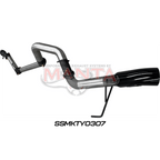 Manta TOYOTA LANDCRUISER 300 SERIES V6 3IN DPF BACK WITHOUT MUFFLERS, BLACK 4IN TIP - Offroad Industries