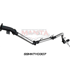 Manta TOYOTA LANDCRUISER 300 SERIES V6 3IN DPF BACK WITHOUT MUFFLERS, BLACK 4IN TIP - Offroad Industries