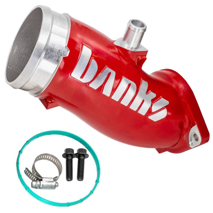Monster - Ram Turbo Inlet Elbow 17 - 26 Chevy/GMC 2500/3500 6.6L Duramax L5P Red Powdercoat Banks Power - Offroad Industries