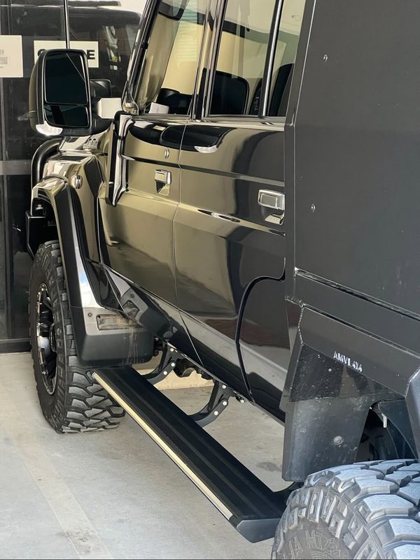 ORI Auto Folding Side Step Suitable Toyota Landcruiser 79 Series - Offroad Industries