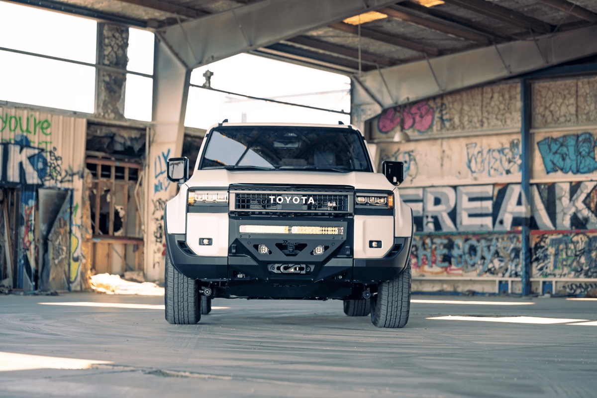 Rago 2024 Toyota Land Cruiser Center Mount Winch Front Bumper - Offroad Industries