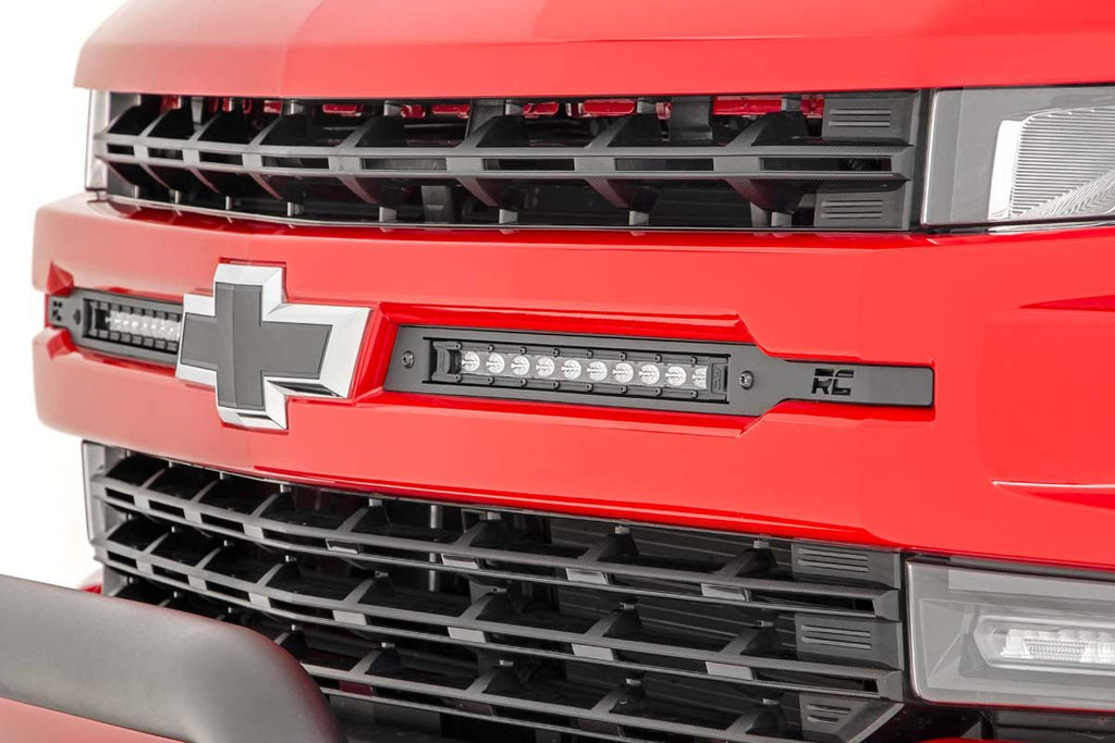 Rough Country 10" LED Light Grill Kit Chevy Silverado 1500 (19 - 22) - Offroad Industries