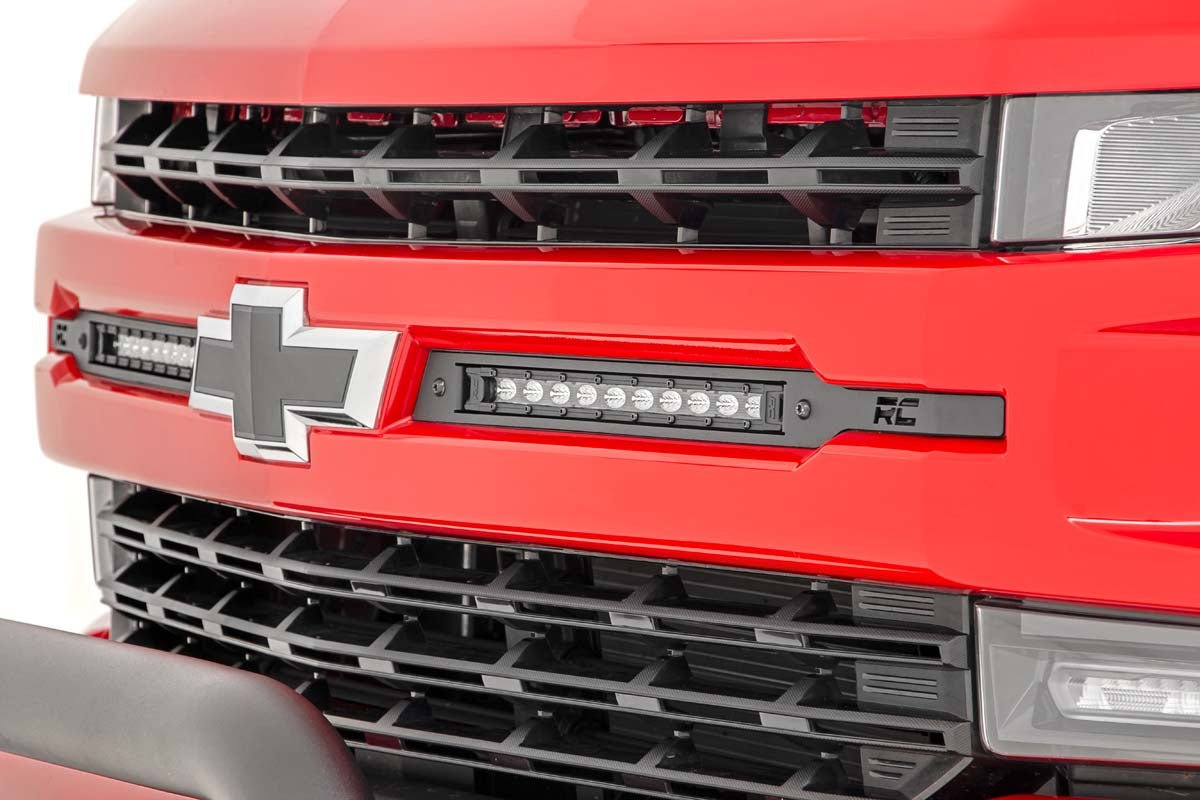 Rough Country 10" LED Light Grill Kit Chevy Silverado 1500 (19 - 22) - Offroad Industries