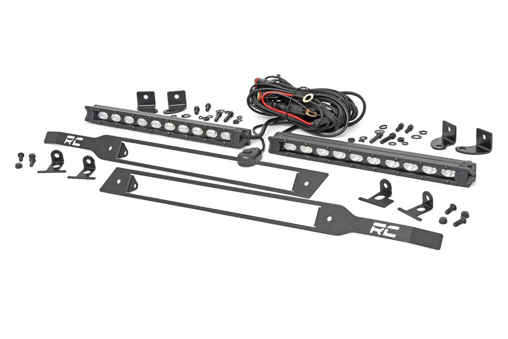 Rough Country 10" LED Light Grill Kit Chevy Silverado 1500 (19 - 22) - Offroad Industries