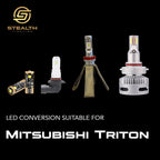 Stealth Lighting LED Headlight Conversion Kit suitable for Mitsubishi Triton - Offroad Industries