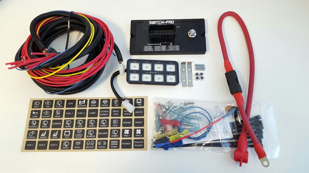 Switch - Pros SP9100 SWITCH PANEL POWER SYSTEM - Offroad Industries